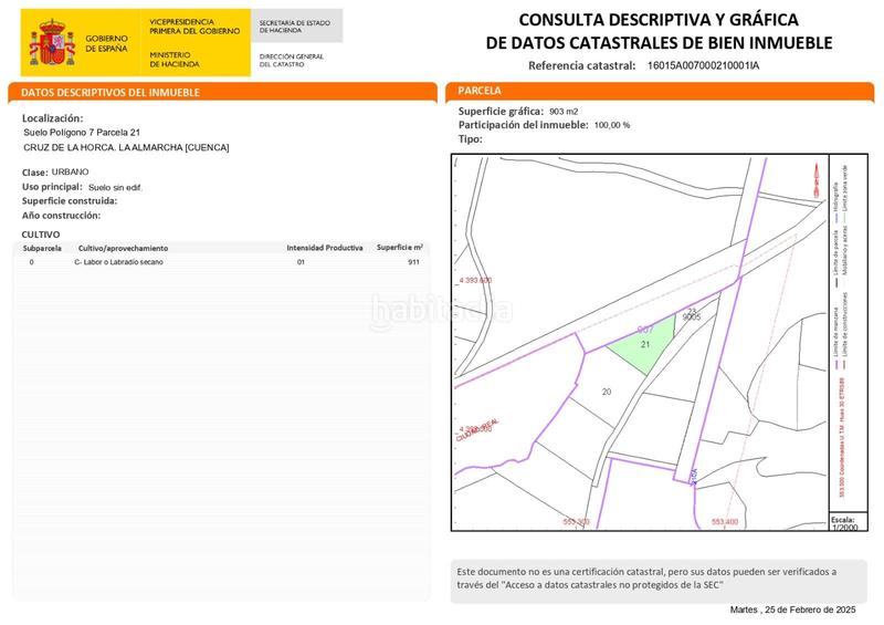 Foto 52e7c88e-66be-4753-be84-3f368cb33056. Fondo rustico in 7 in Almarcha (La)