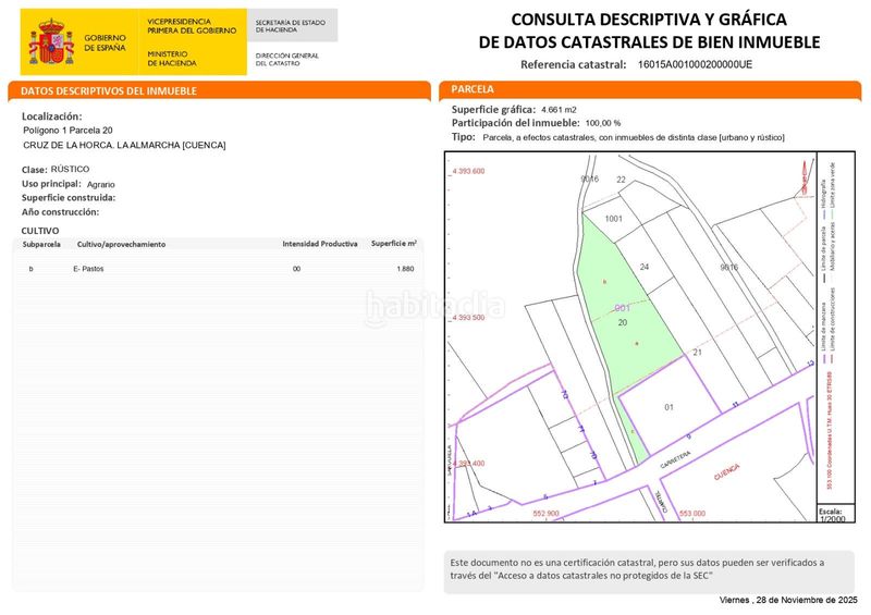Foto 4b135235-745d-493f-a042-991bab48e5bb. Finca rústica a cruz de la horca a Almarcha (La)