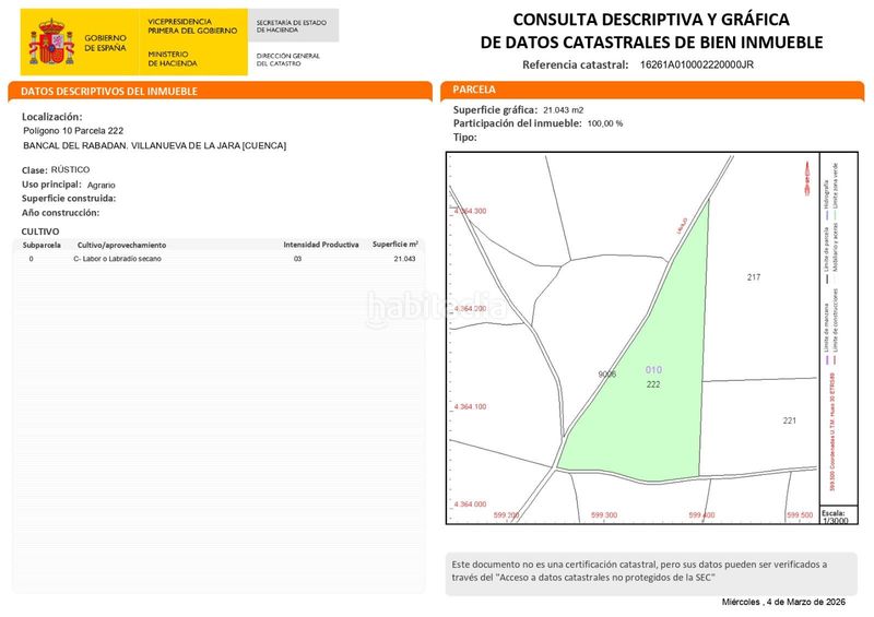Foto f05a2752-0e89-4bbf-949e-6de3c72be58c. Finca rústica a 10 a Villanueva de la Jara
