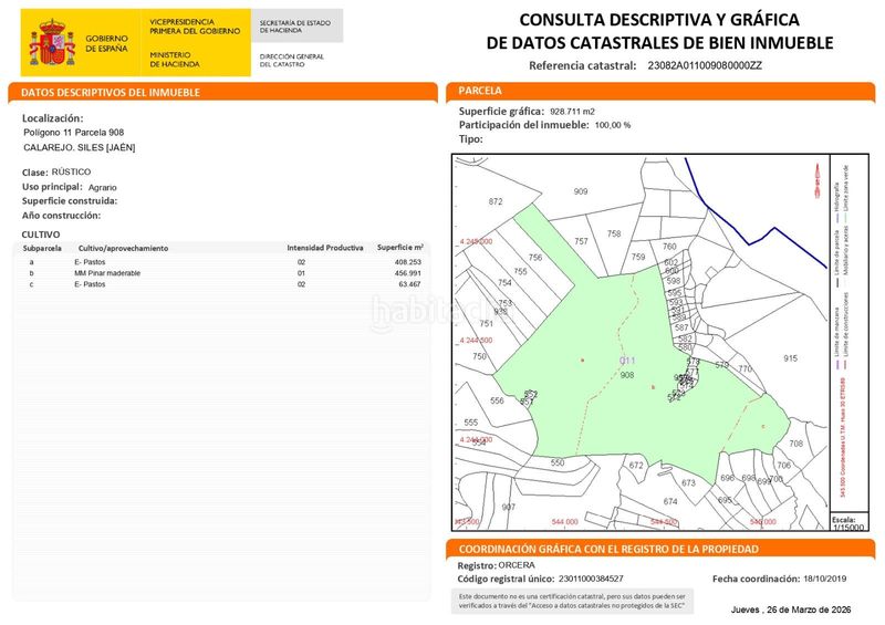 Foto 23351297-eacd-441a-85da-7806301a8cf2. Finca rústica a pol 11 par 908 a Siles