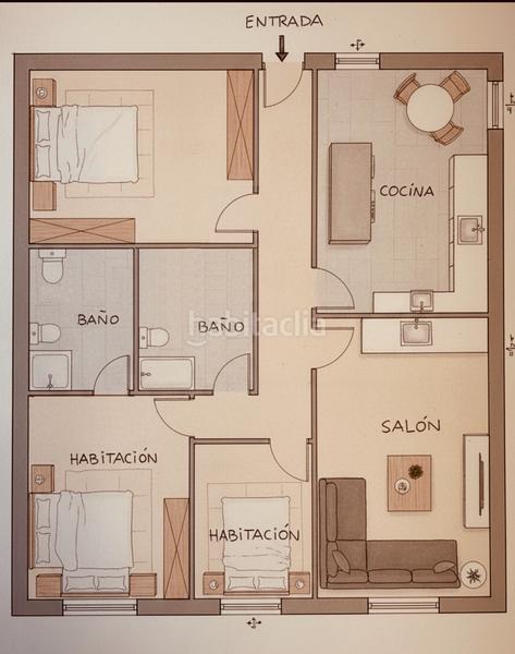 Foto f76f22e0-c3a5-43ce-b6ed-e53d18cfad9d. Flat in calle alfonso xii 28 in Novelda