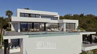 Chalet à Cumbre del Sol. Exclusiva villa de lujo con piscina infinita y vistas al mar med