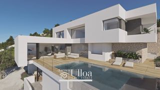 Chalet in Cumbre del Sol. Villa contemporánea con luz, privacidad y horizonte mediterráneo