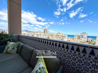 Penthouse  Avenida de benidorm. Ático dúplex con vistas al mar en playa de san juan amueblado li