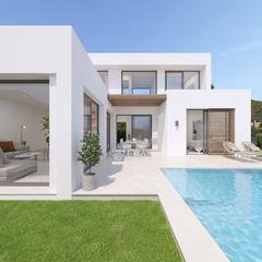Chalet en Escandinavia-Cautivador. Exclusiva villa independiente en alfaz del pí