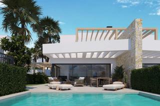 Chalet  Carretera alicante. Villa moderna con piscina privada y terrazas en font del llop  m