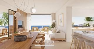 Xalet  Residencial las palmeras. Villa oasis  diseño contemporáneo con vistas al mar en cumbre de