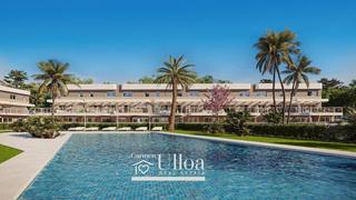 Planta baja en Monforte del Cid. Vivienda en planta baja con terraza y vistas abiertas en alenda