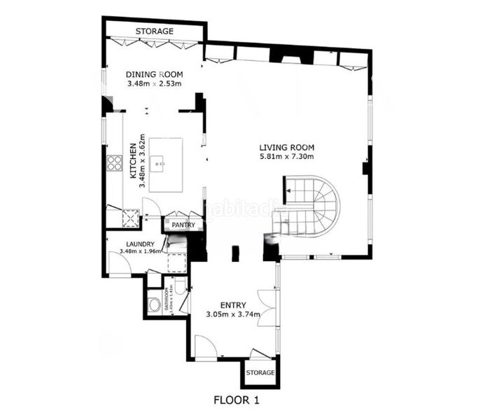 Foto c1a18fbb-6b92-4786-85d3-fcdfd169b0bd. Location duplex avec chauffage dans Almagro Madrid