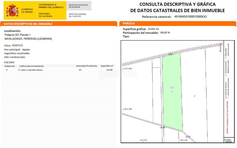 Foto 08fadee3-80af-4559-8e09-239fc036b0d8. Finca rústica a cl-527 11 a Pereruela