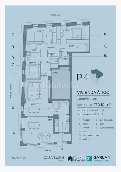Foto 93aaffa6-8bcd-4f97-a754-783214e29444. Attique dans calle calle del coso bajo 34 dans San Lorenzo Huesca