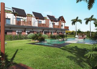 Casa en Pilar de la Horadada Ciudad. Residencial de obra nueva de bungalows en pilar de la horadada