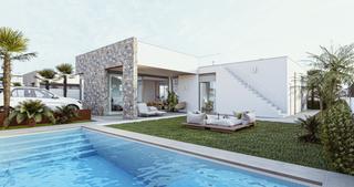 Chalet in Islas Menores-Mar de Cristal. Villas de obra nueva en mar de cristal
