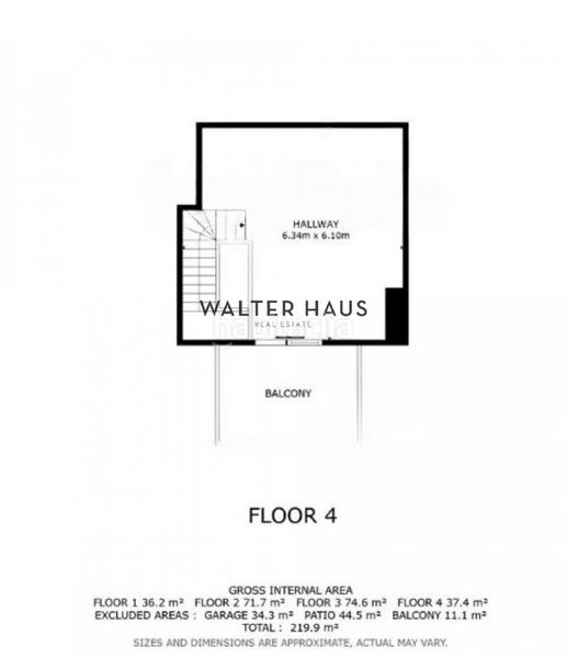 Foto 186dad93-25c5-44fb-936f-a7f1464a2b24. Chalet  adosado en venta con terraza, jardín, plaza de garaje y piscina en la zona de la piovera, en Madrid
