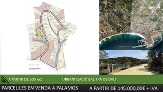Terrain rsidentiel dans Del pla del llop. Conjunto de parcelas en venta en urbanizacin balitr de dalt pa