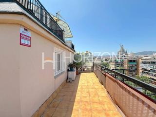 Ático  Diagonal. Ático con terraza panorámica y vistas espectaculares y exclusiva