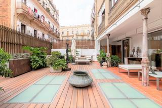 Etagenwohnung in St. Pere - Sta. Caterina - El Born. Magnífico piso con terraza en el barrio del born, entre calle co