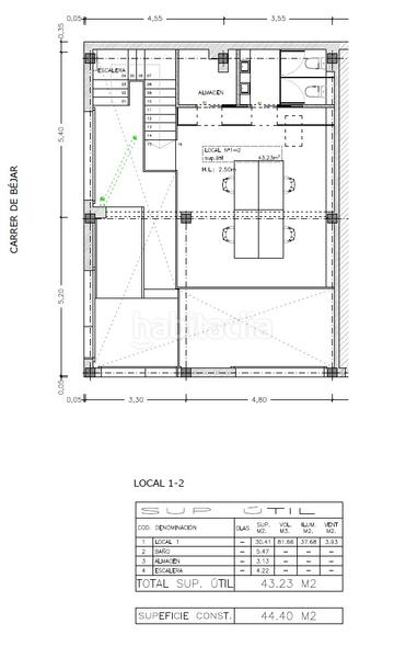 Foto 21340799-963c-4d71-9dbd-d784770aff0d. Lloguer local comercial a carrer del príncep jordi 1 a Barcelona