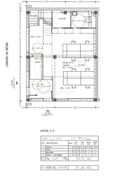 Foto 85059328-8d6f-4693-8484-522451986327. Lloguer local comercial a carrer del príncep jordi 1 a Barcelona