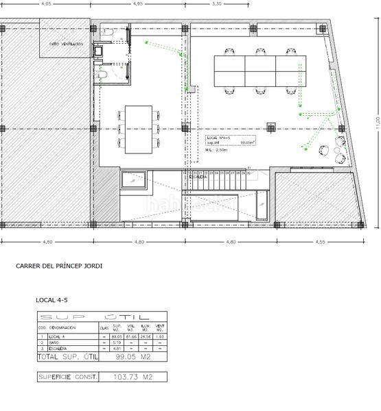 Foto bd250a50-e573-489f-9463-f966c7d6954c. Alquiler local comercial en carrer del príncep jordi 1 local nuevo a estrenar en sants. en Barcelona