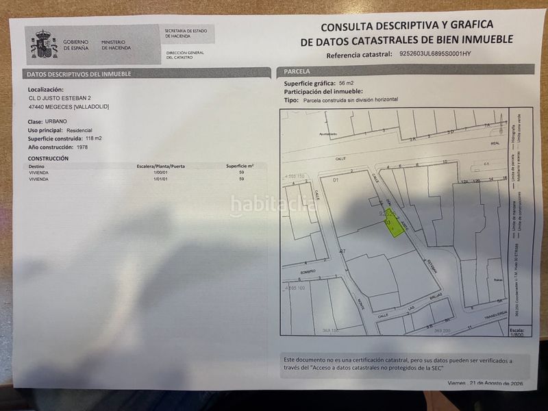 Foto 10022e0c-c6ae-4816-93bb-69b037243d73. Masía panaderos valladolid inmobiliaria, casa en venta de dos plantas. en Megeces