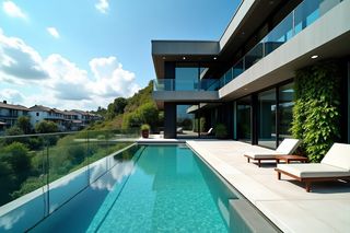 Casa en Avinguda de pearson 64. Exclusiva casa de obra nueva con piscina infinita y vistas despe