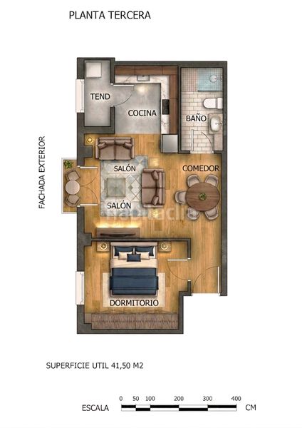 Foto 1c784ab9-2f97-40f6-8c71-106261b31bb8. Flat with heating in Durango