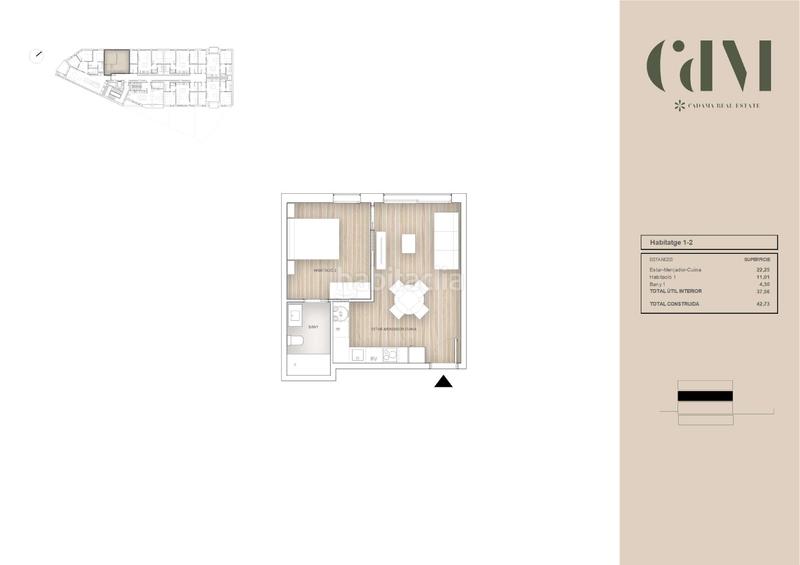 Foto 257e9851-846a-444d-bcdf-c8234cb1e371. Appartement 42m<sup>2</sup> dans carrer de gènova 2 dans Llatí Santa Coloma de Gramenet