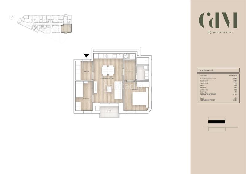 Foto 75f4012f-075e-4a28-97f7-c2d7b8f0a6a2. Piso 65m<sup>2</sup> en carrer de gènova 2 en Llatí Santa Coloma de Gramenet