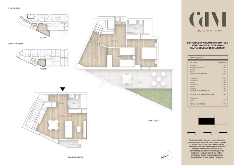 Foto b1f49f05-9961-429f-928f-d2e89f8e337f. Etagenwohnung 99m<sup>2</sup> in carrer de gènova 2 in Llatí Santa Coloma de Gramenet