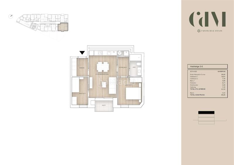 Foto dbb7ae01-fd7d-4d1b-90aa-a4d44995f38f. Piso 65m<sup>2</sup> en carrer de gènova 2 en Llatí Santa Coloma de Gramenet