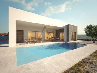 Chalet à Pinoso. Chalet obra nueva con piscina y casa de invitados