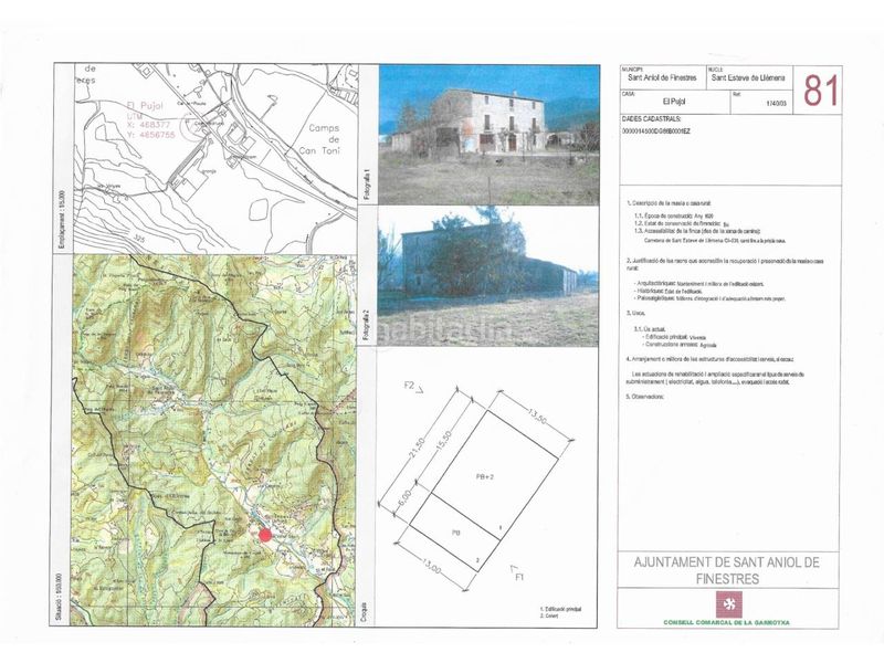 Foto 4d672ae6-93ab-40f3-bace-ffb5b2f90f5f. Casa a Sant Aniol de Finestres