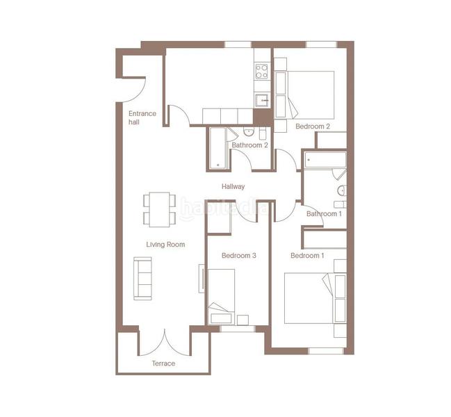 Foto 228839ab-276a-4c8e-a062-35afc573f9bf. Location appartement avec parking piscine dans El Atabal Málaga