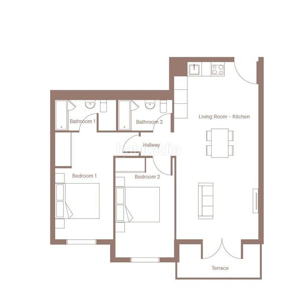 Foto 3cf0d7fc-b87b-40b9-9fd2-5c5fbc58f79a. Rent flat with parking pool in El Atabal Málaga