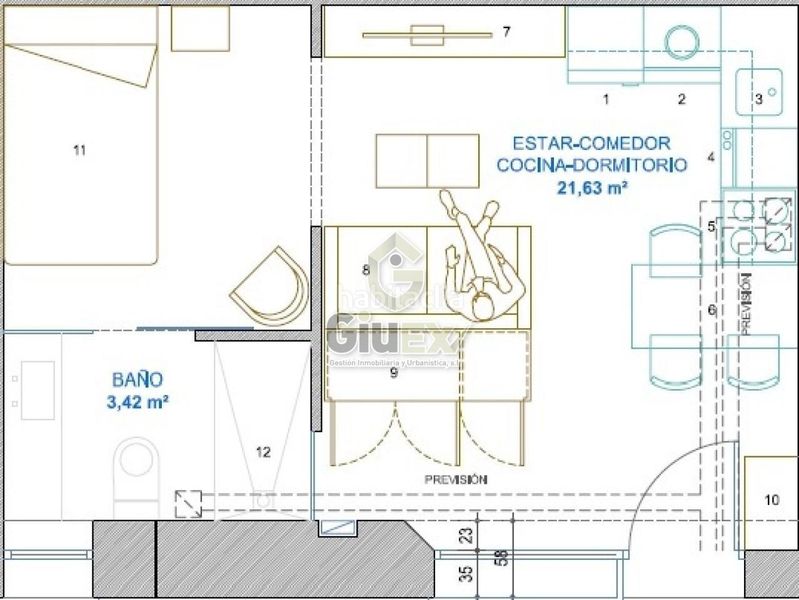 Foto c6b0b5f3-6e29-4cc9-846e-286b6226a86c. Apartament amb calefacció aparcament a Centro Cáceres