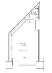 Local commercial  Carrer del consell de cent. Local con entrada independiente desde la calle