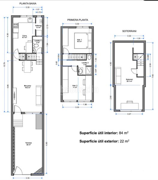 Foto 13ed7a48-4d74-40c3-8d30-1f1743ea8ca2. Casa pareada casa / chalet pareado en venta en calle de jaume huguet 37, en Barcelona