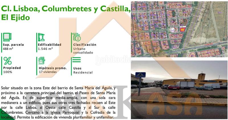 Foto 14dce4f3-9b8c-4309-aebf-95deb3bad262. Terreno residencial solar junto la iglesia en Santa María del Águila Ejido (El)