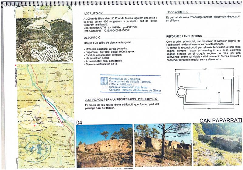 Foto 8729bfd7-645b-4bd2-bbec-023f9cd31f19. Finca rústica terreno rústico con opción construcción masía en Biure