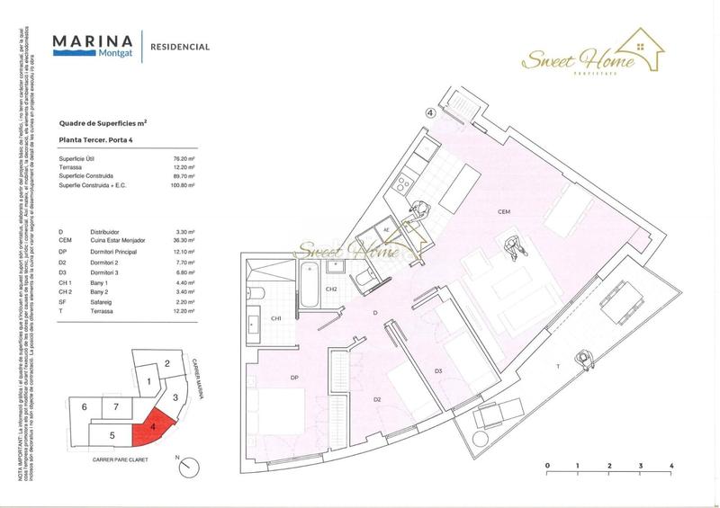 Foto 042f42e5-0a6e-47fe-b31a-27ec360e32c7. Piso residencial marina consta de 24 exclusivas viviendas de 2 , 3 y 4 dormitorios , totalmente e en Montgat