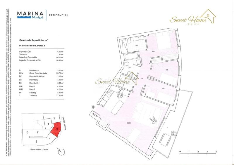 Foto 17a546f5-de0f-4fba-be38-c4b52388267c. Piso residencial marina consta de 24 exclusivas viviendas de 2 , 3 y 4 dormitorios , totalmente e en Montgat