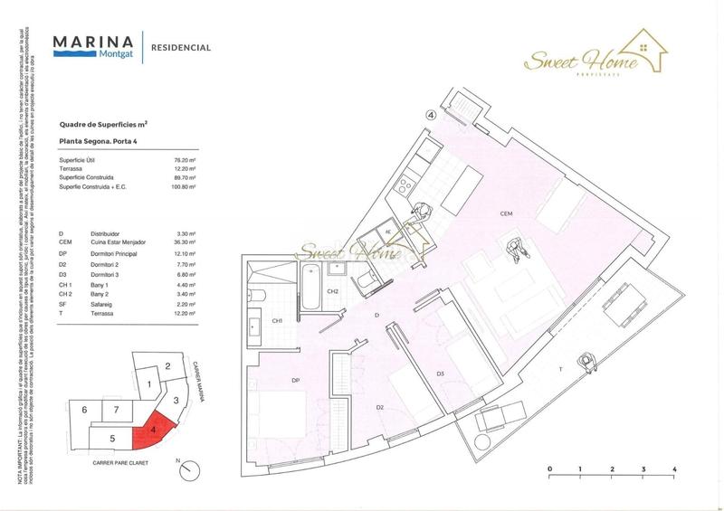 Foto 6d228769-fd97-4a63-b60c-c37ec6482988. Piso residencial marina consta de 24 exclusivas viviendas de 2 , 3 y 4 dormitorios , totalmente e en Montgat