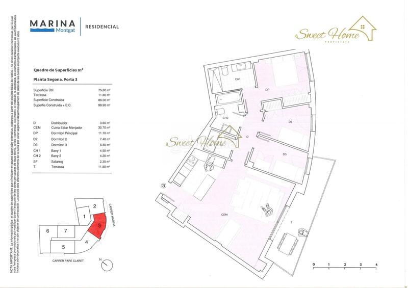Foto 72961099-1bdd-4b17-a99d-7b36bc2cc81d. Piso residencial marina consta de 24 exclusivas viviendas de 2 , 3 y 4 dormitorios , totalmente e en Montgat