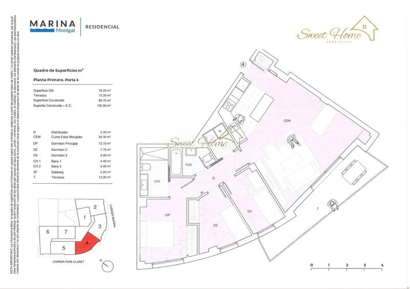 Foto 852a0909-d973-4d8c-a45b-5e597a579e5b. Piso residencial marina consta de 24 exclusivas viviendas de 2 , 3 y 4 dormitorios , totalmente e en Montgat