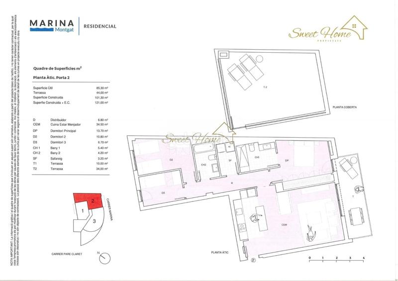 Foto a1acbb1b-5dfe-44aa-bf6e-61e2aa0ebb10. Piso residencial marina consta de 24 exclusivas viviendas de 2 , 3 y 4 dormitorios , totalmente e en Montgat