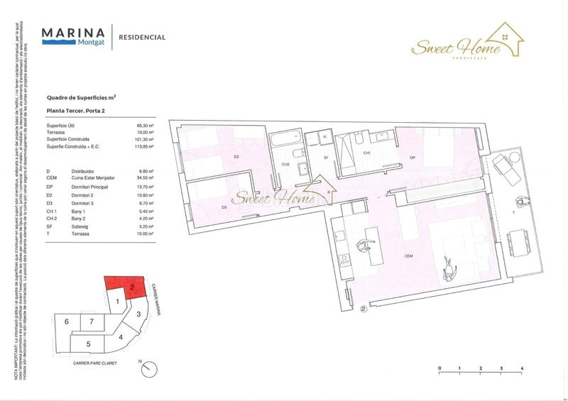 Foto b1f74616-56d0-4247-85de-f67dabb9f63d. Piso residencial marina consta de 24 exclusivas viviendas de 2 , 3 y 4 dormitorios , totalmente e en Montgat