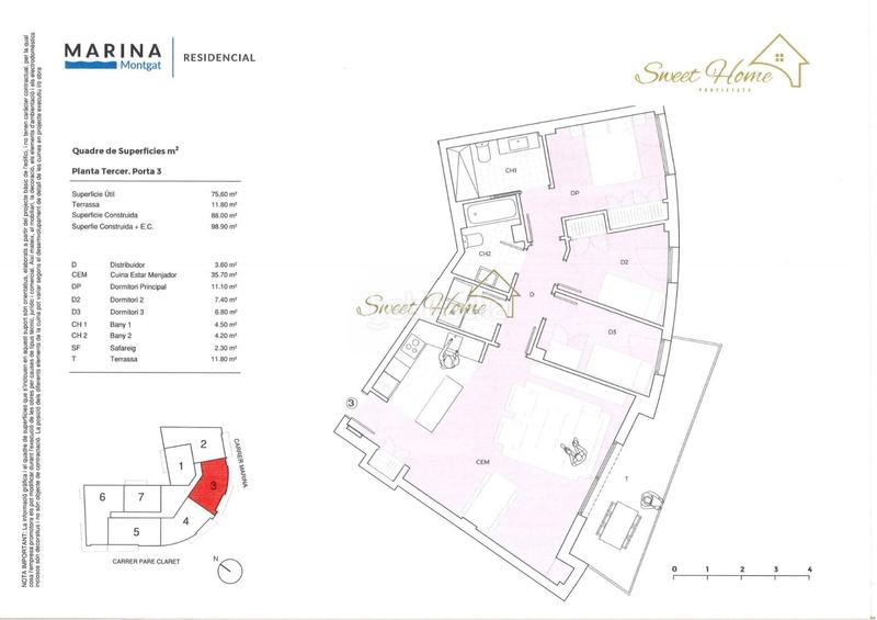 Foto b96b3531-5c3b-427f-9eed-f68d2bdf5cd4. Piso residencial marina consta de 24 exclusivas viviendas de 2 , 3 y 4 dormitorios , totalmente e en Montgat