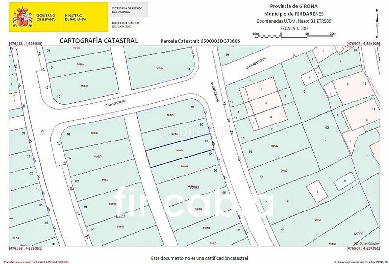 Foto d001b5d7-6a9f-43be-a2f4-748800b863fb. Terreny residencial a carrer de can campà 40 a Riudarenes