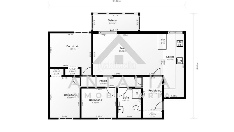 Foto de254277-8adb-4d24-b111-adacf4e4cda3. Pis amb calefacció a Centro Cáceres